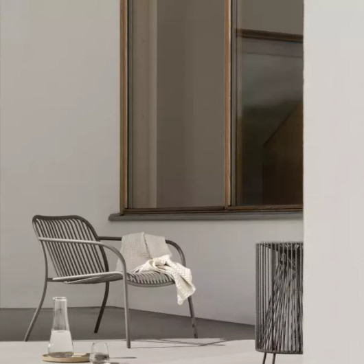 YUA WIRE Lounge tuoli Granite Grey