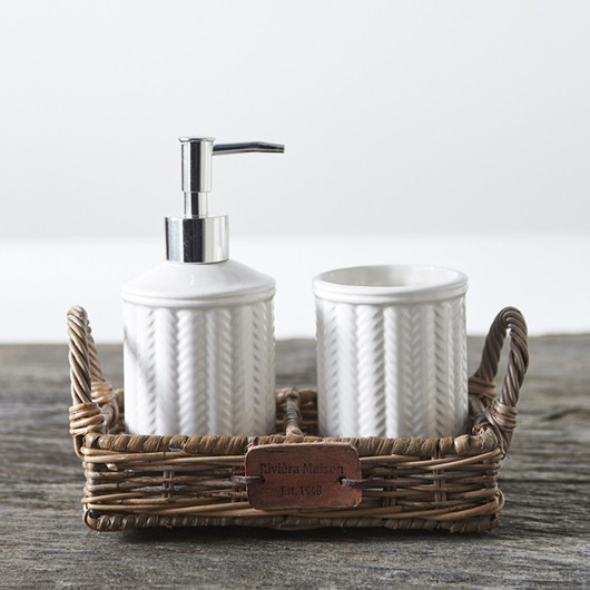 Rustic Rattan Saippuatarjotin Riviera Maison