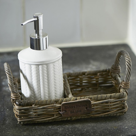 Rustic Rattan Saippuatarjotin Riviera Maison
