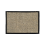 Ovimatto Wilma Natural mustalla kanttauksella 60x90 Dixie