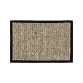 Ovimatto Wilma Natural mustalla kanttauksella 60x90 Dixie