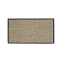 Ovimatto Wilma Natural mustalla kanttauksella 80x150 Dixie