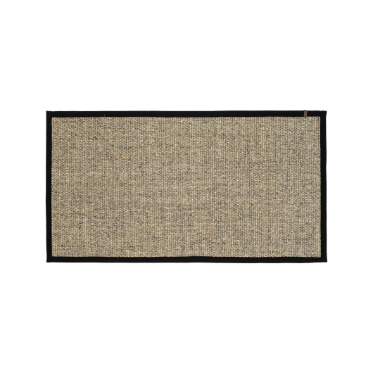 Ovimatto Wilma Natural mustalla kanttauksella 80x150 Dixie