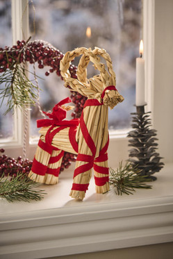 Olkipukki punaisilla Nauhoilla