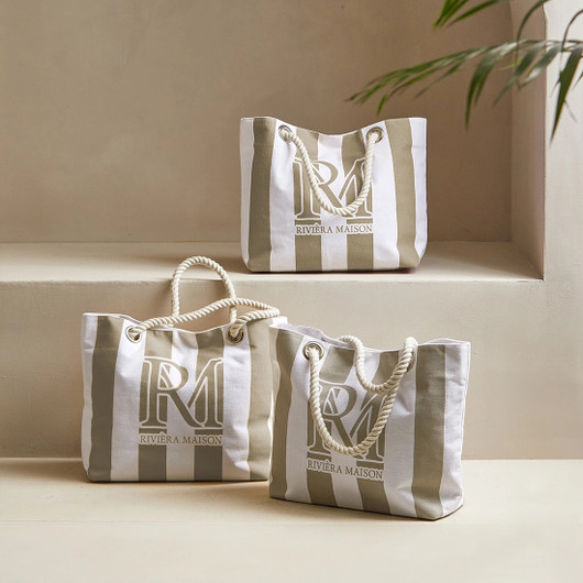 RM Monogram puuvillakassi, pellava