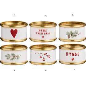 Lautasliinarengas Nostalginen Jouluni  6 erilaista, Ib Laursen