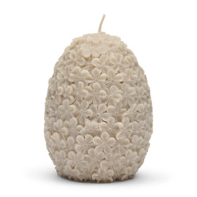 Kynttilä Riviera Maison Flowers Flax 10 cm