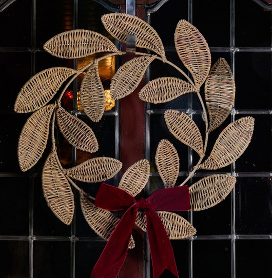 Rottinkinen joulukranssi halkaisija 43 cm