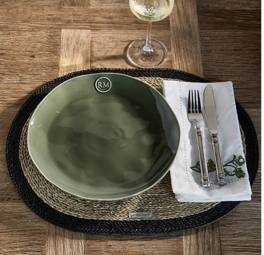 Portofino ruokalautanen vihreä halkaisija 26 cm Riviera Maison