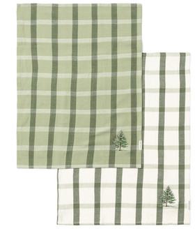 Woodlands Tree keittiöpyyhesetti 2 kpl/pkt Riviera Maison