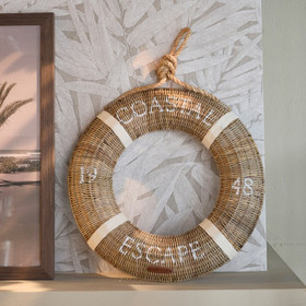 Rustic Rattan Lifebuoy- pelastusrengas- Riviera Maison