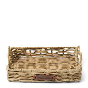 Rustic Rattan Happy Heart Mini tarjotin Riviera Maison