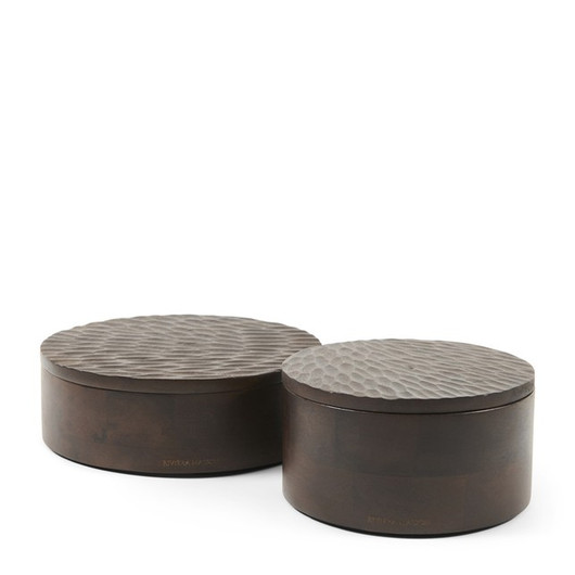 Banu pyöreä säilytyslaatikko koko M Riviera Maison 