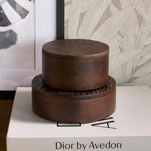 Banu pyöreä säilytyslaatikko koko M Riviera Maison 