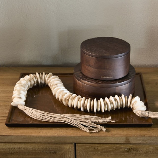 Banu pyöreä säilytyslaatikko koko M Riviera Maison 