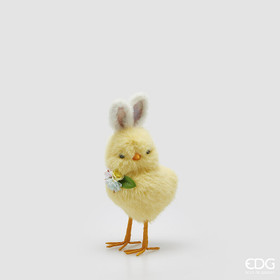 Pääsiäistipu, jolla koristeena pupunkorvat