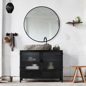 Seinähylly Pamu S - Tumma öljytty, Muubs