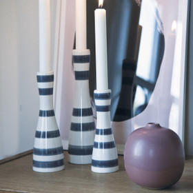 Omaggio Kynttilänjalka L Graniitinharmaa