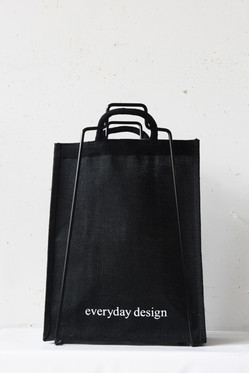 Everyday Design Helsinki - juuttikassi Musta