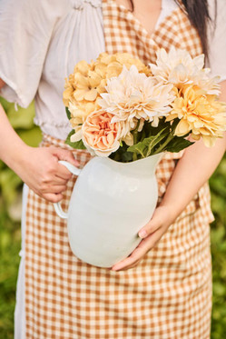 Hortensia 60 cm keltainen