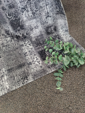 Adele kuramatto ruskea/musta leveys 100cm