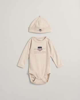 Archive Shield Body ja pipo beige