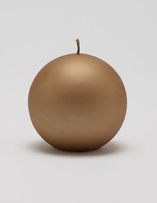 Velvet Pallokynttilä 10cm Camel Balmuir