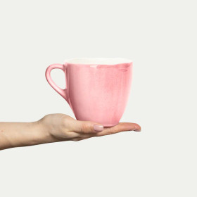 Basic muki 11 cm/ 60 cl vaaleanpunainen