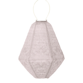 Vaalea roosa aurinkokennolyhty Marrakesh Can Ø30 x 37,5 cm  