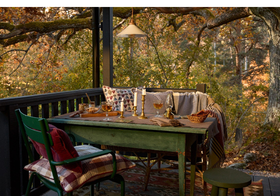 Ruudullinen kierrätyspuuvilla tyynynpäällinen 50x50, burgundinpunainen/kivenharmaa