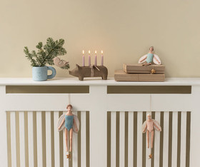 Puinen Possu Kynttilänjalka Large