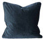 Elise samettityyny tummansininen 45x45