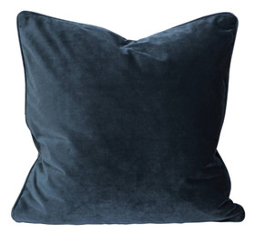 Elise samettityyny tummansininen 45x45
