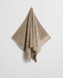 Kirjailtu pyyhe Taupe Beige