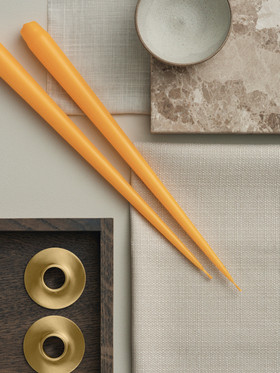 Kynttilänjalka M matta kulta 2 kpl /pkt