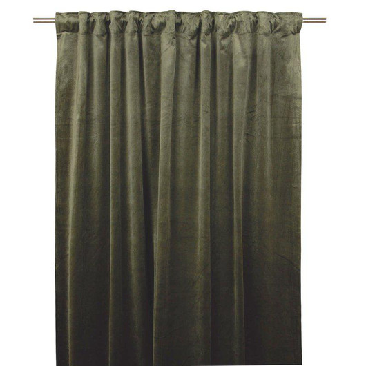 Esther samettiverho Vihreä 40 135x300 2kpl Fondaco
