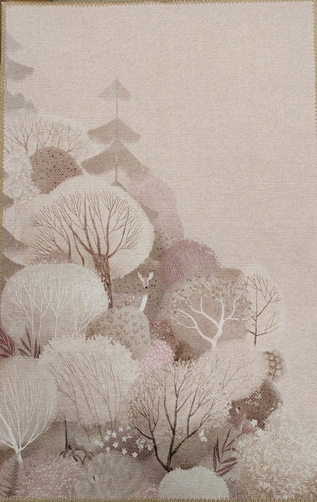 Fairytale pink matto 140x200