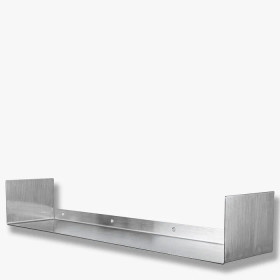 FLOAT hylly L80,5 cm, harjattu teräs