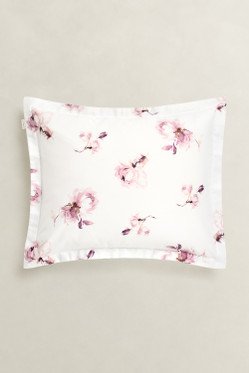 Floral Print tyynyliina 50x60 Vibrant Burgundy