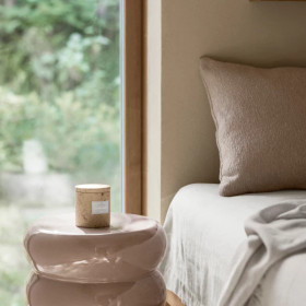 Tuoksukynttilä Frabli, travertine L