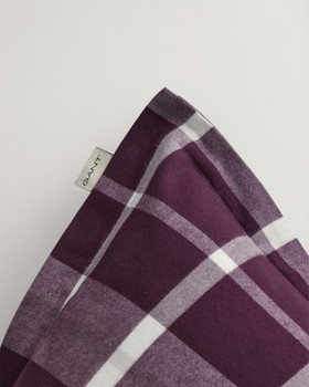 Flannel-tyynyliina Deep Plum 50x60 cm