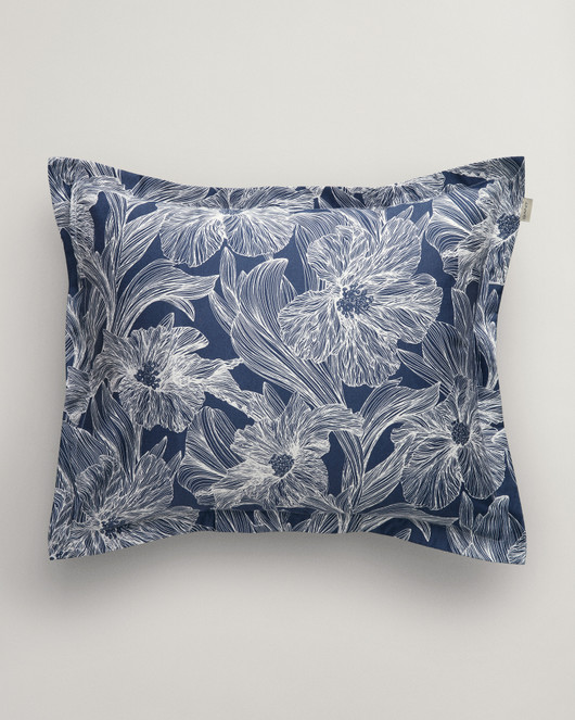 Gant Floral Waves tyynyliina 50x60 Dusty Navy