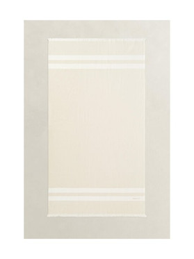 GANT Stripe Hammam rantapyyhe 100x180 cm, faded beige