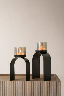 Haverhill kynttilälyhty musta Koko L