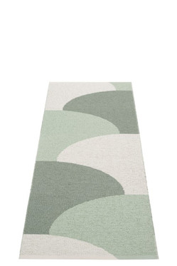 Hill muovimatto Army/Misty mint/Fossil grey 70 x 180