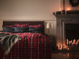 Gant Holiday flanelli tyynyliina 50x60 Ruby red