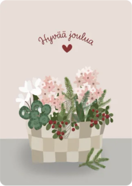 Joulukortti Joulukori Bedaprint