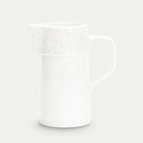 Lace kannu 120 cl valkoinen