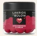 Small LOVE strawberry & cream 125g