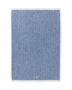 Original raidallinen pyyhe valkoinen-laivaston sininen